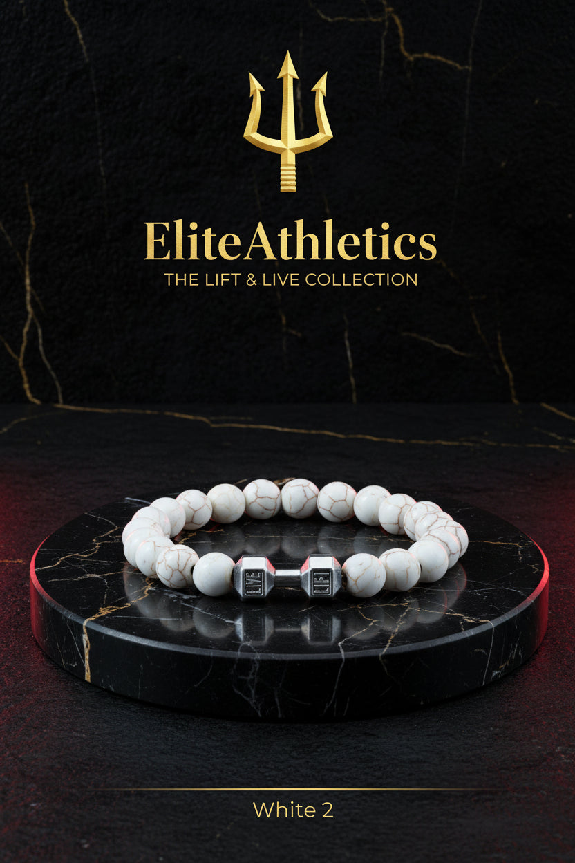 Elite Volcanic Stone Dumbbell Strength Bracelet