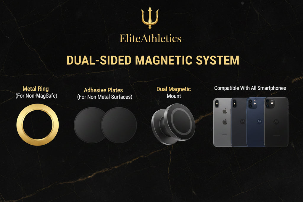 Elite Dual Magnetic Gym Phone Mount