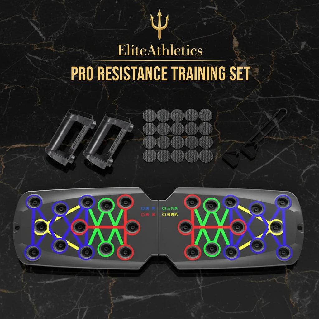Elite Core-Grip 9-in-1 Pro Push-Up Board | Multi-Function Home Workout System