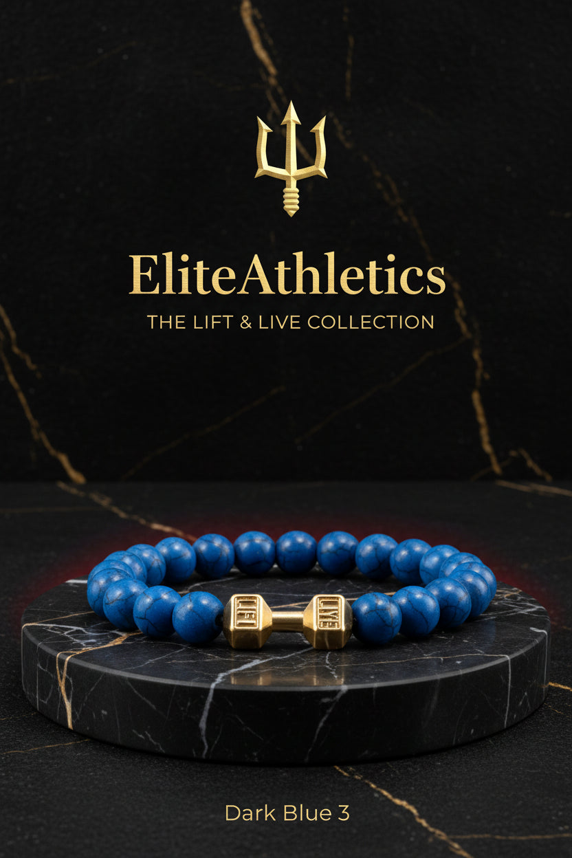 Elite Volcanic Stone Dumbbell Strength Bracelet