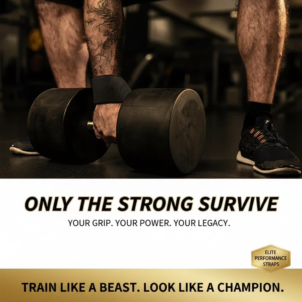 Elite Power-Grip Lifting Straps | Lock Your Lift, Break Your Limits