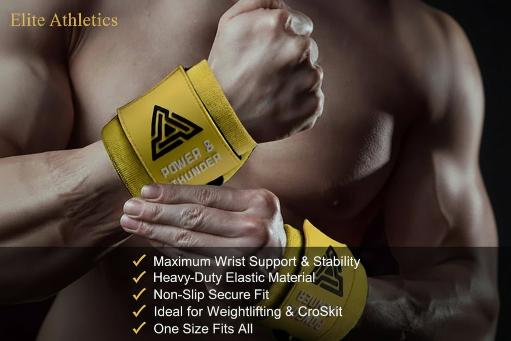 Elite Pro-Support Wrist Wraps | Heavy Lifting Stability